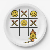 Tic Tac Toe ペーパープレート (正面)