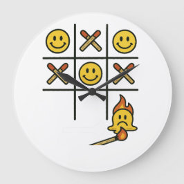 Tic Tac Toe ラージ壁時計