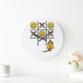 Tic Tac Toe ラージ壁時計 (ホーム)