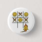 Tic Tac Toe 缶バッジ (正面)