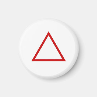 Tic Tac Toe 1-1/4"冷蔵庫用マグネット「三角形」 マグネット