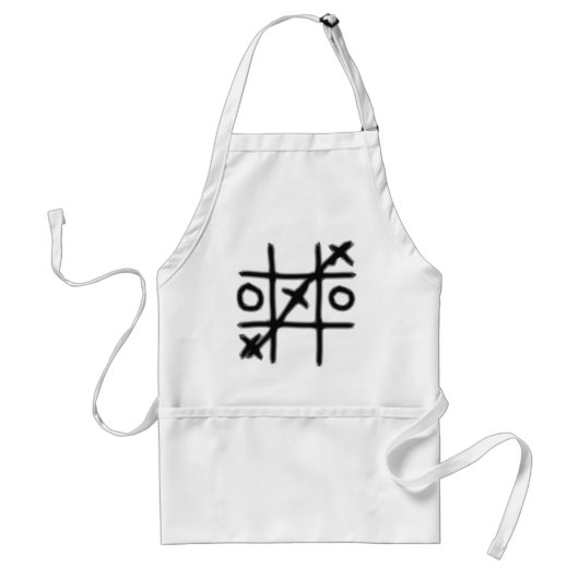 Tic Tac Toe - 3列 スタンダードエプロン (正面)