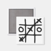 Tic Tac Toe - 3列 マグネット (正面/裏面)