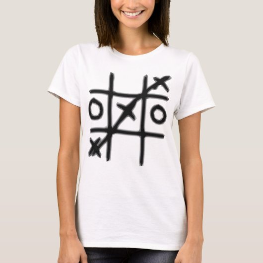 Tic Tac Toe - 3列 Tシャツ (正面)