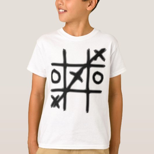 Tic Tac Toe - 3列 Tシャツ (正面)