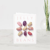 TIC TAC TOE JELLY BEANSノートカード カード (裏面)