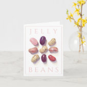 TIC TAC TOE JELLY BEANSノートカード カード (黄色い花)