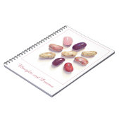 TIC TAC TOE JELLY BEANS 6.5x8.75スパイラルノートブック ノートブック (左側)