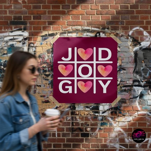 Tic Tac Toe Joy and God Christian Faith ポスター