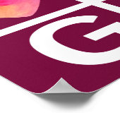 Tic Tac Toe Joy and God Christian Faith ポスター (角)