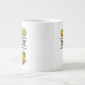 Tic Tac Toe Mug ジャンボコーヒーマグカップ (正面)