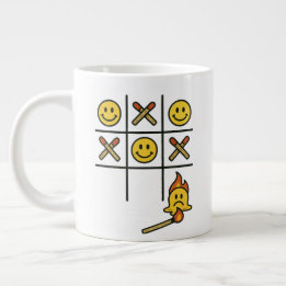 Tic Tac Toe Mug ジャンボコーヒーマグカップ