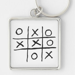 Tic Tac Toe NoughtsとCrosses キーホルダー