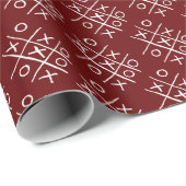 Tic-Tac-Toe-NoughtsとCrosses ラッピングペーパー (ロールコーナー)