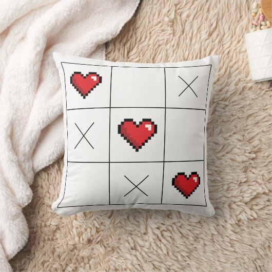 Tic-Tac-Toe of Love | Gamer Lover | Valentine's da クッション (ブランケット)