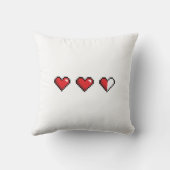 Tic-Tac-Toe of Love | Gamer Lover | Valentine's da クッション (裏面)