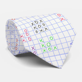 tic-tac-toe onグラフ紙 ネクタイ