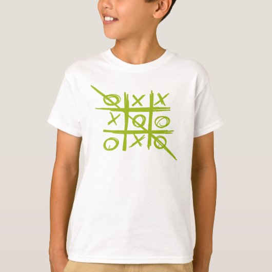 Tic-Tac-Toe Tris Noughts and Crossesゲーム Tシャツ (正面)