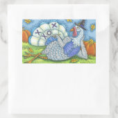 TIC TAC TOE TURKEY、感謝祭のステッカーシート 長方形シール (バッグ)