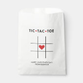 Tic Tac Toe Valentine, Kids School Classroom フェイバーバッグ (正面)