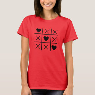Tic tac toe Valentin's day Tシャツ