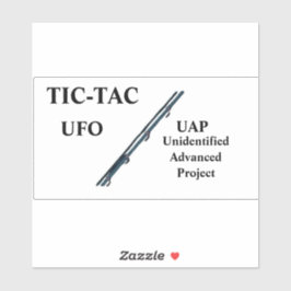 TIC-TAC UFO UAPカスタムカットビニールシール シール