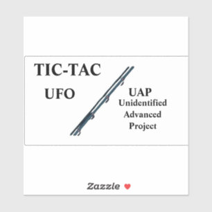 TIC-TAC UFO UAPカスタムカットビニールシール シール