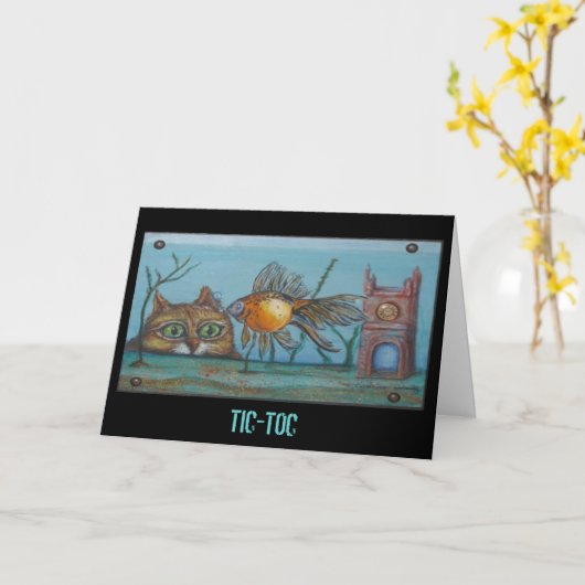 TIC-TOC カード (黄色い花)