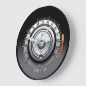 Tic-Toc-Tach GM Chevy Wall Clock ラージ壁時計 (傾斜)