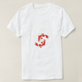 Tichert for men poisson  tシャツ (デザイン正面)