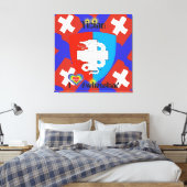 Ticino Schweiz Suisse Svizzera Svizra Leinwand キャンバスプリント (インサイチュ (寝室))