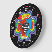 Ticino Schweiz Suisse Svizzera Svizra Uhr ラージ壁時計 (傾斜)