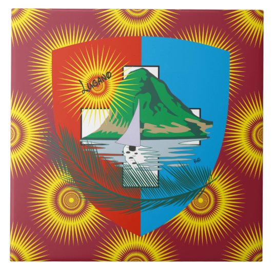 Ticino Svizzera / Tessin Schweiz Fliese タイル (正面)