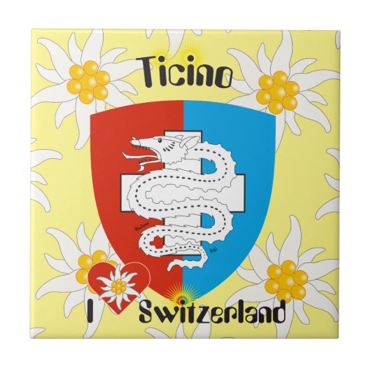 Ticino Svizzera / Tessin Schweiz Fliese タイル (正面)
