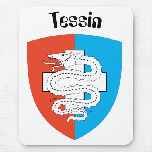 Ticino Svizzera / Tessin Schweiz Mousepad マウスパッド (正面)