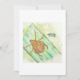 Tick Greeting Card 招待状