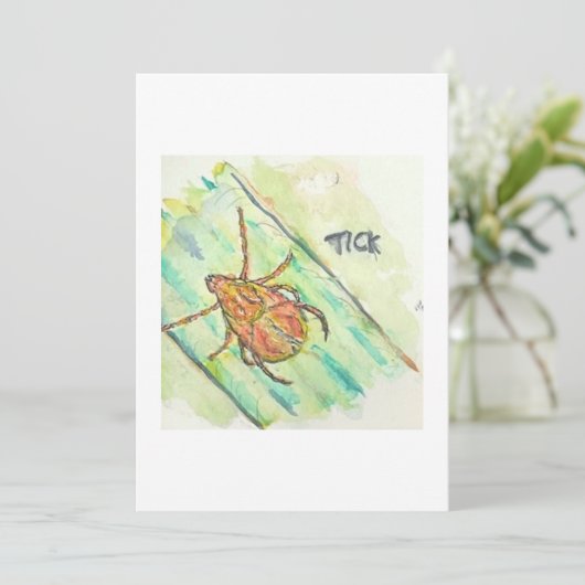 Tick Greeting Card 招待状 (スタンド正面)