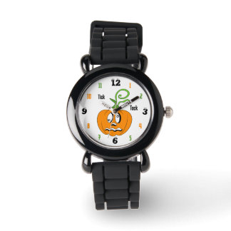 Tick Tock Funny Pumpkin Kids 腕時計