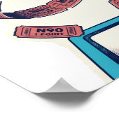 Ticket Storm Retro Arcade 11x17 ポスター | Nightshif (角)