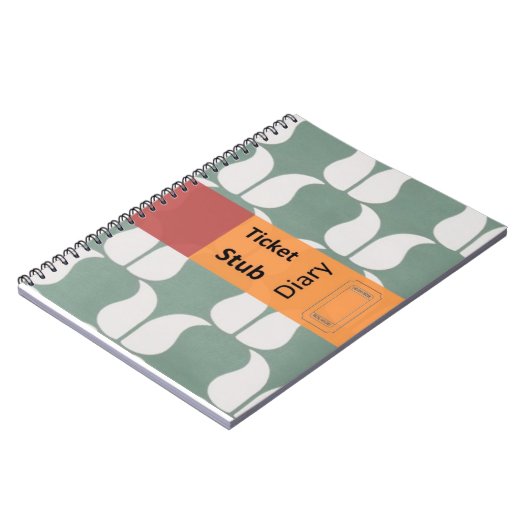 ticket stub diary ノートブック (左側)