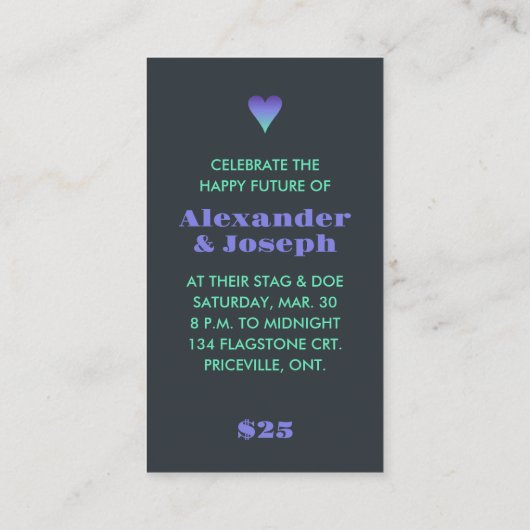 Ticket to Love  名刺 (裏面)