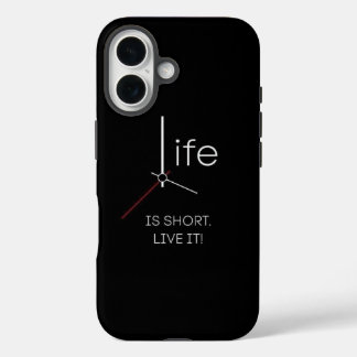 Ticking Truth:人生は短いスマホケース iPhone 16ケース