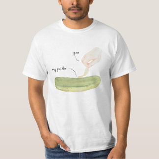 Tickle My Pickle おもしろい Water Color Art Tシャツ