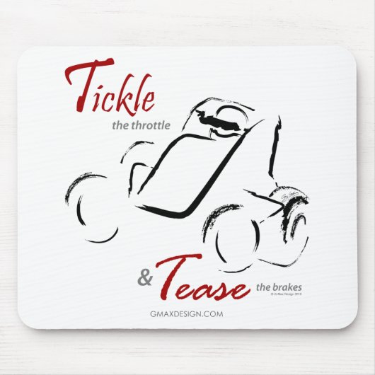 Tickle & Tease スプリントカー マウスパッド (正面)