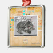 Ticklemonsterの攻撃のための準備 メタルオーナメント (左)