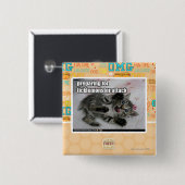 Ticklemonsterの攻撃のための準備 缶バッジ (正面&裏面)