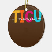 TICUナーストラウマICUナース女性救急室 セラミックオーナメント (左)