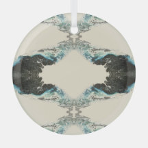 Tidal Echoes — 抽象的な流動インクパターン