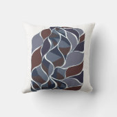 Tidal Echoes – Abstract Earth-Tone Art Tee | KRAAL クッション (裏面)