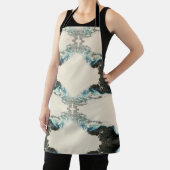 Tidal Echoes — Abstract Fluid Ink Pattern エプロン (インサイチュ)